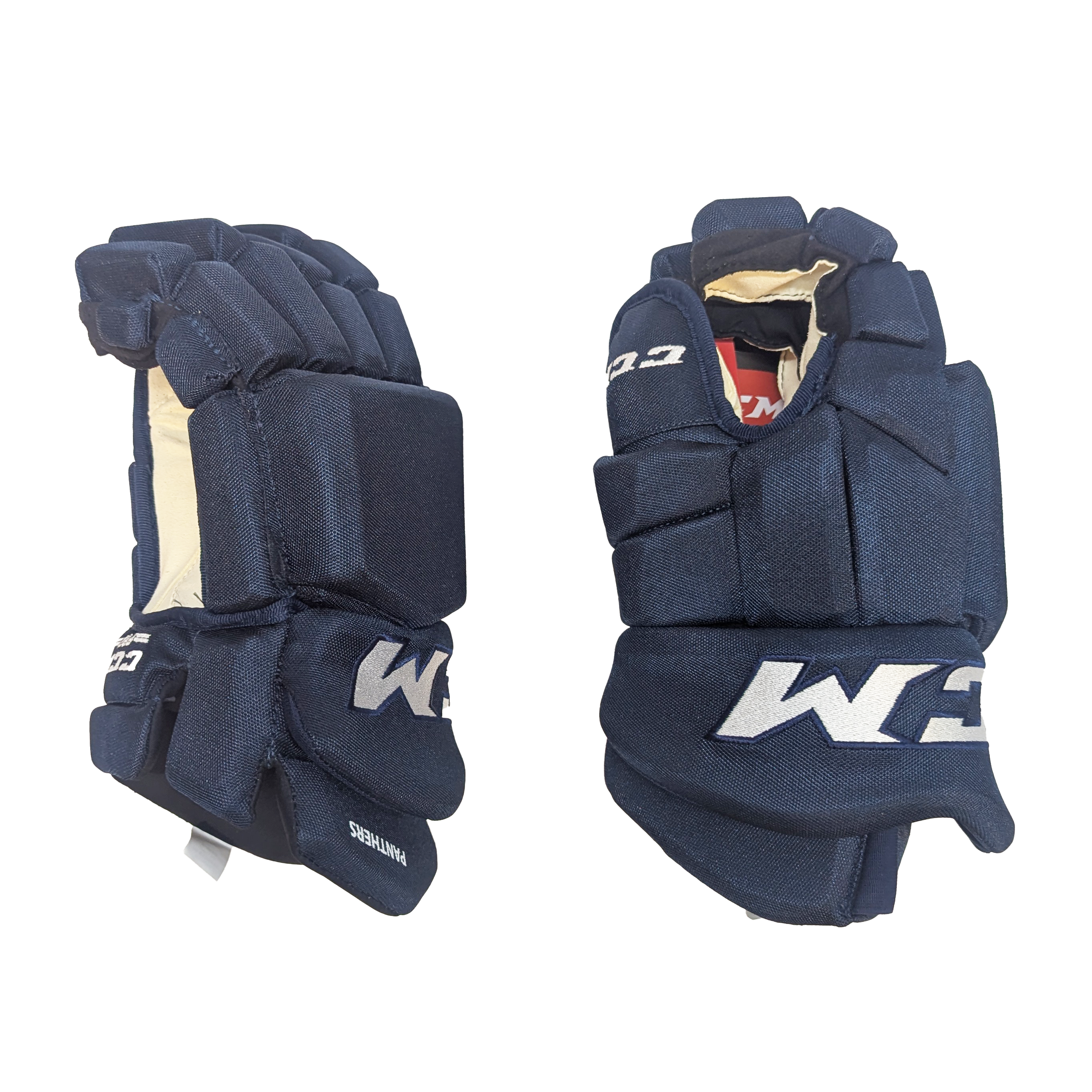 CCM HGTKPP - NHL Pro Stock Glove - Florida Panthers (Navy)